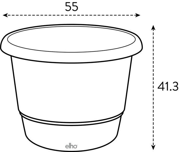 amiga rond 55cm thyme green